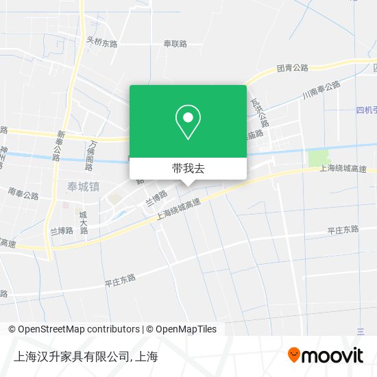 上海汉升家具有限公司地图