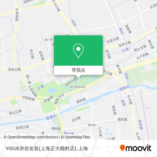 YIGUE亦谷女装(上海正大顾村店)地图