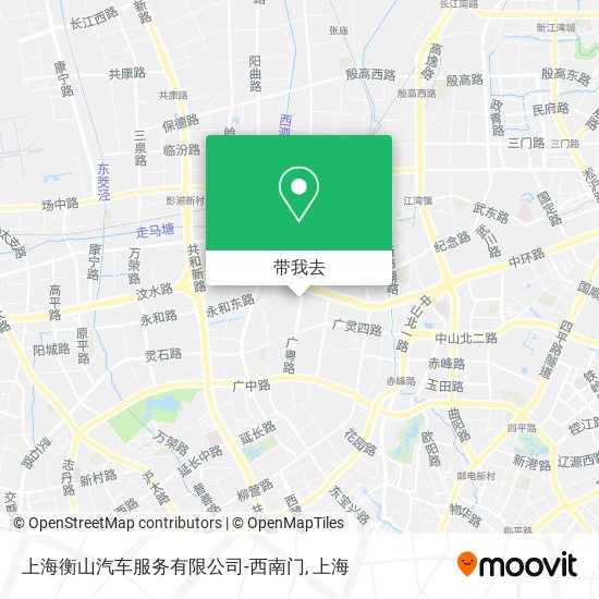 上海衡山汽车服务有限公司-西南门地图
