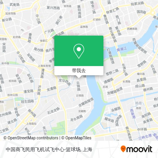 中国商飞民用飞机试飞中心-篮球场地图
