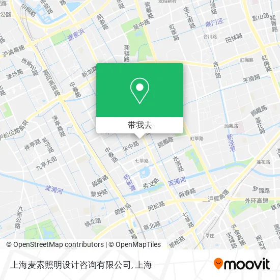 上海麦索照明设计咨询有限公司地图
