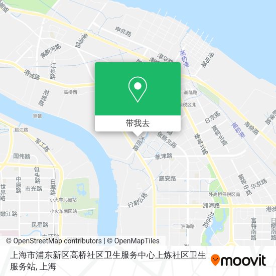 上海市浦东新区高桥社区卫生服务中心上炼社区卫生服务站地图