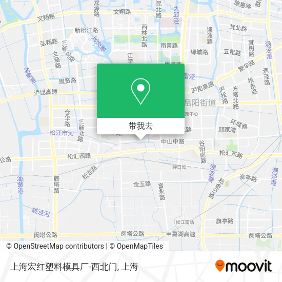 上海宏红塑料模具厂-西北门地图