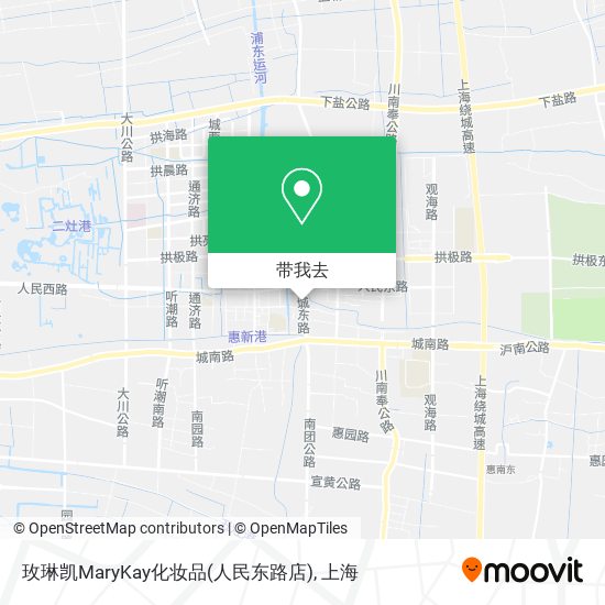 玫琳凯MaryKay化妆品(人民东路店)地图