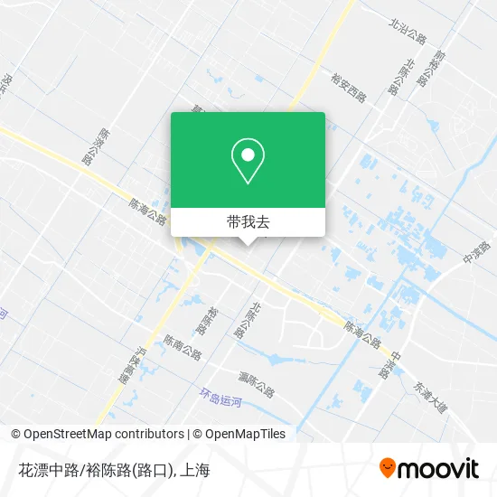 花漂中路/裕陈路(路口)地图