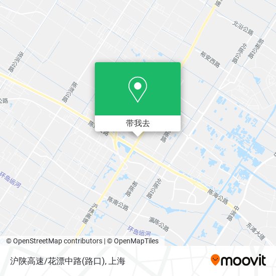 沪陕高速/花漂中路(路口)地图