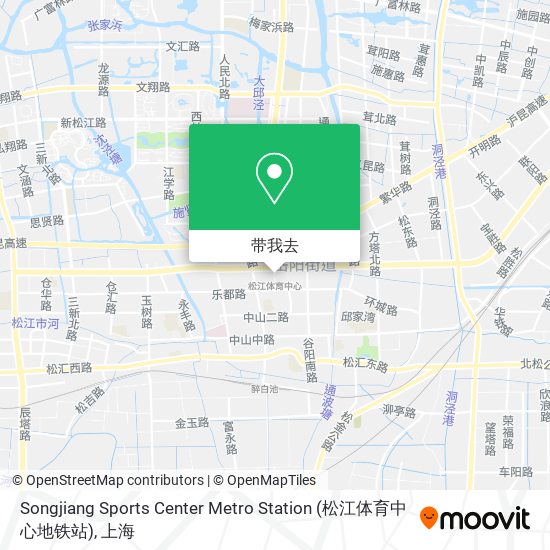 Songjiang Sports Center Metro Station (松江体育中心地铁站)地图
