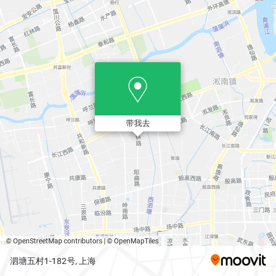 泗塘五村1-182号地图