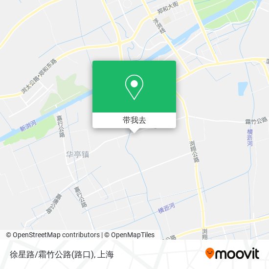 徐星路/霜竹公路(路口)地图