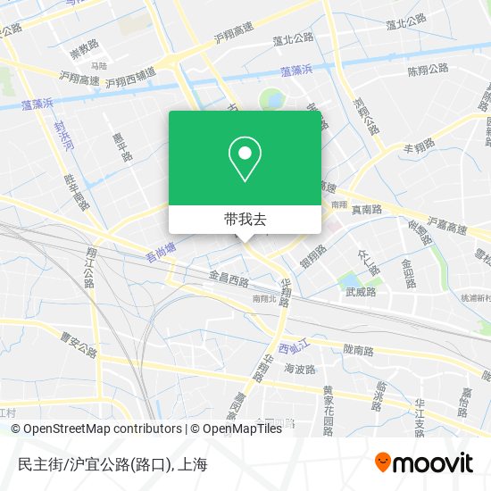 民主街/沪宜公路(路口)地图