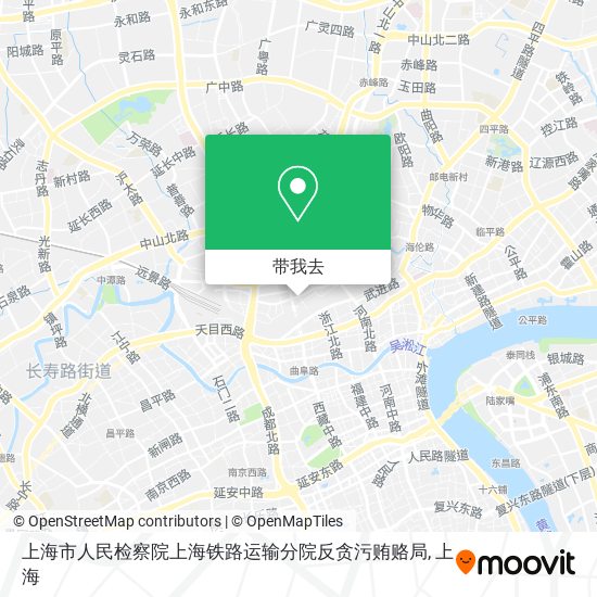 上海市人民检察院上海铁路运输分院反贪污贿赂局地图