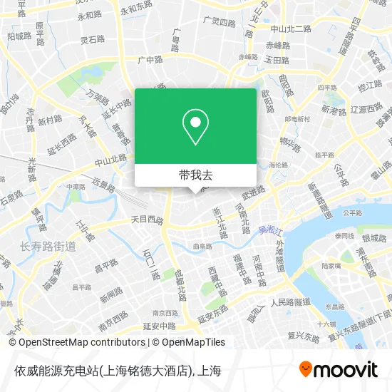 依威能源充电站(上海铭德大酒店)地图