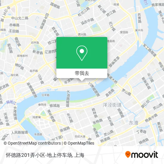 怀德路201弄小区-地上停车场地图