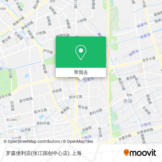罗森便利店(张江国创中心店)地图