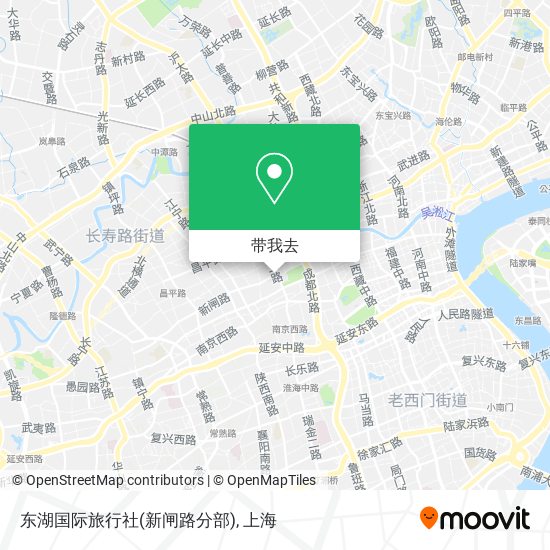 东湖国际旅行社(新闸路分部)地图