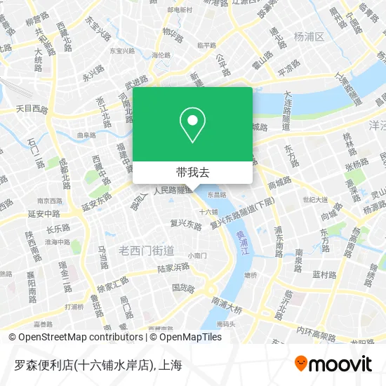 罗森便利店(十六铺水岸店)地图