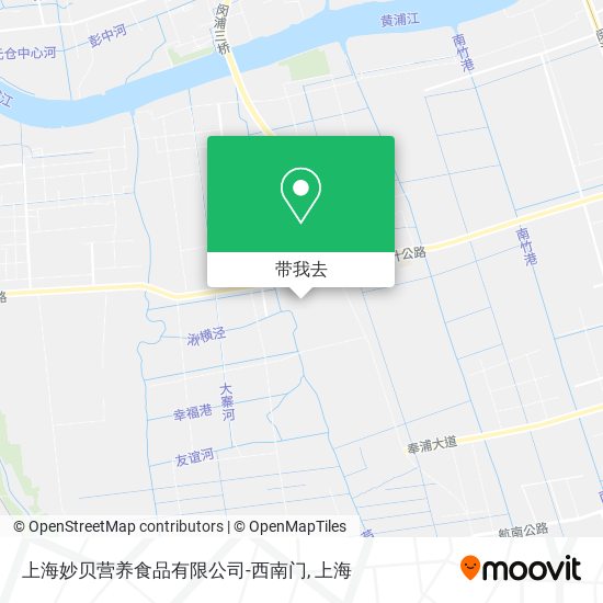 上海妙贝营养食品有限公司-西南门地图