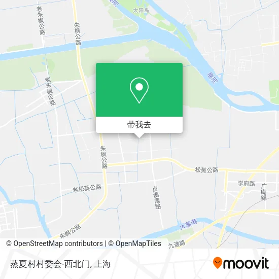 蒸夏村村委会-西北门地图
