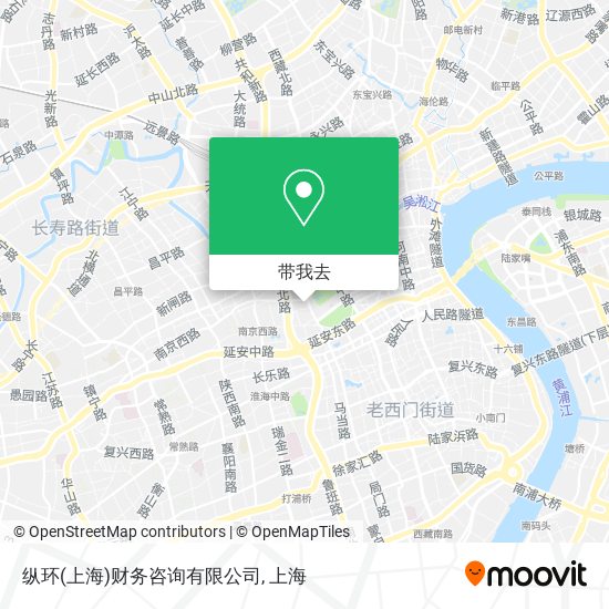 纵环(上海)财务咨询有限公司地图