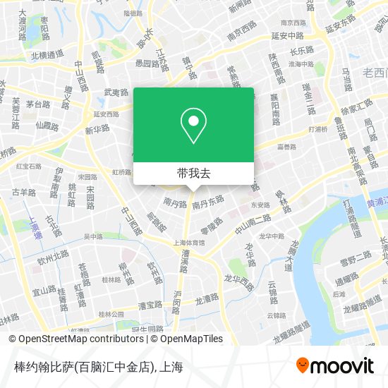 棒约翰比萨(百脑汇中金店)地图