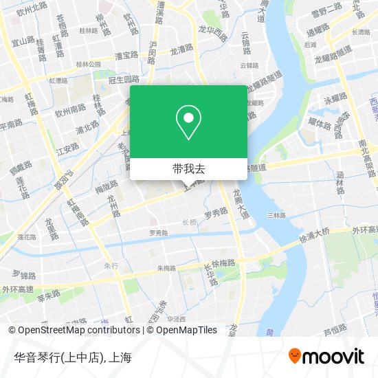 华音琴行(上中店)地图