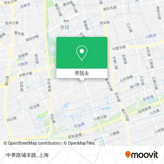 中界路城丰路地图