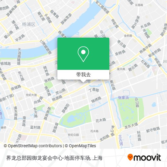 界龙总部园御龙宴会中心-地面停车场地图