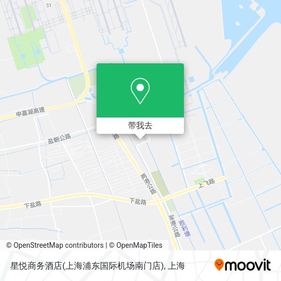 星悦商务酒店(上海浦东国际机场南门店)地图