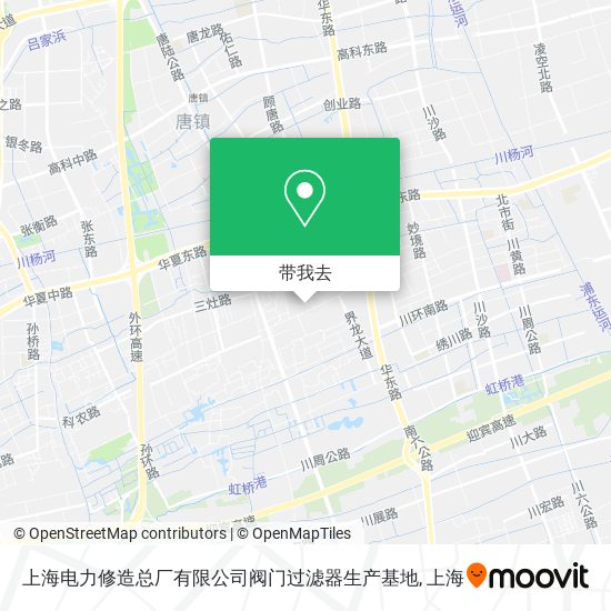 上海电力修造总厂有限公司阀门过滤器生产基地地图