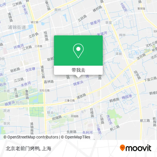 北京老前门烤鸭地图