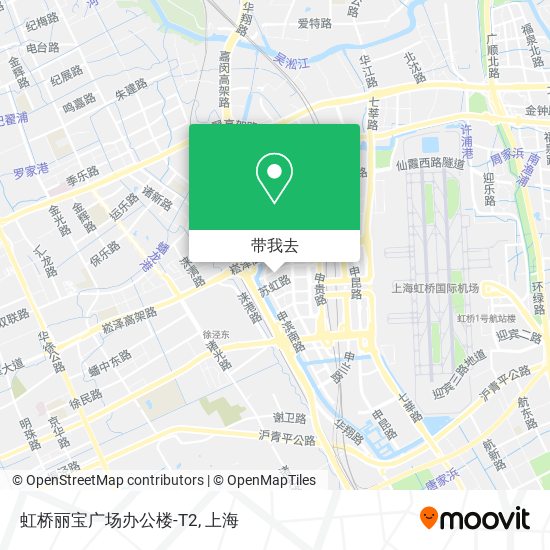虹桥丽宝广场办公楼-T2地图