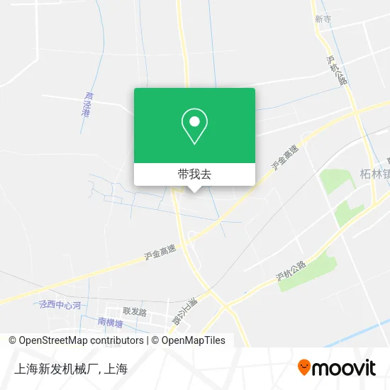 上海新发机械厂地图