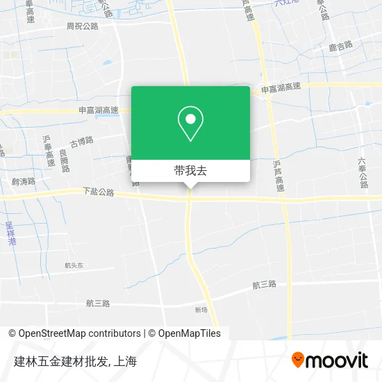 建林五金建材批发地图