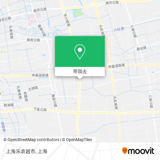 上海乐农超市地图