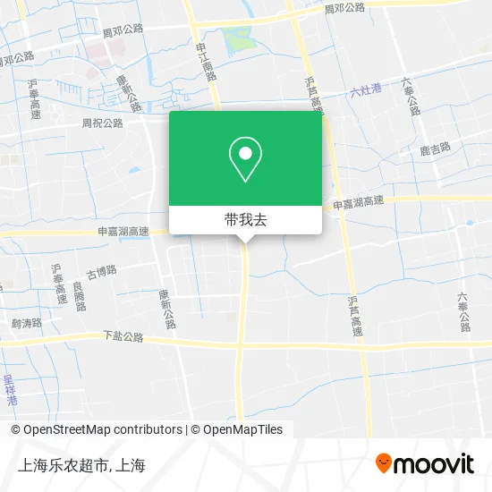 上海乐农超市地图