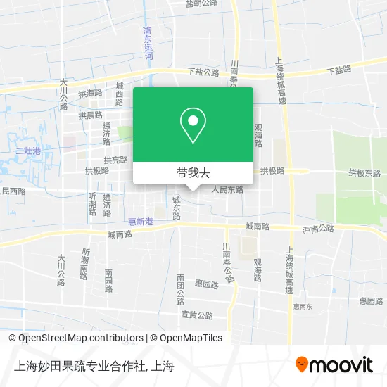 上海妙田果疏专业合作社地图