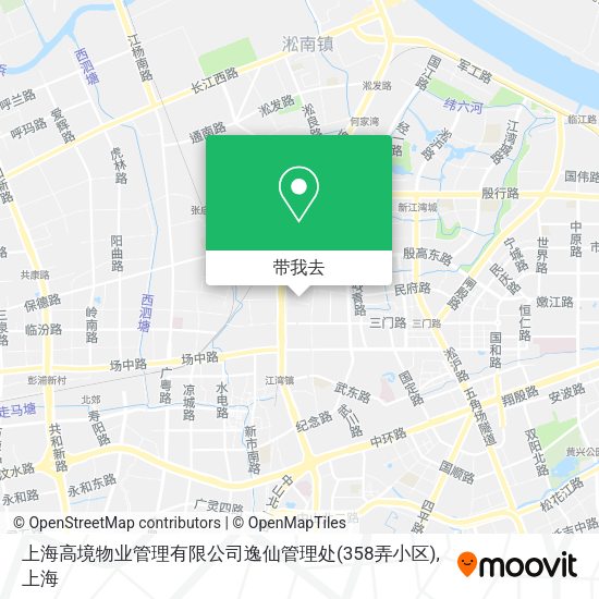 上海高境物业管理有限公司逸仙管理处(358弄小区)地图