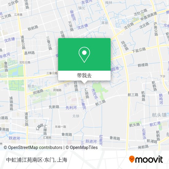 中虹浦江苑南区-东门地图