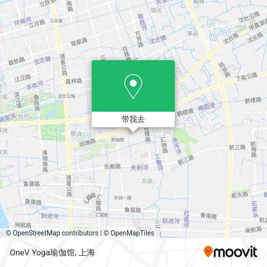 OneV Yoga瑜伽馆地图