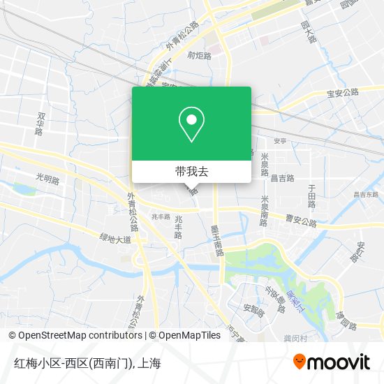 红梅小区-西区(西南门)地图