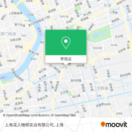 上海花人物韬实业有限公司地图