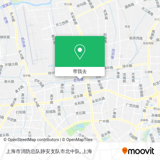 上海市消防总队静安支队市北中队地图