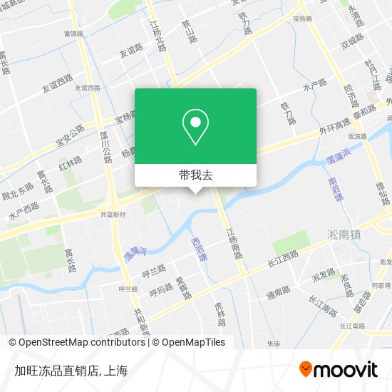 加旺冻品直销店地图