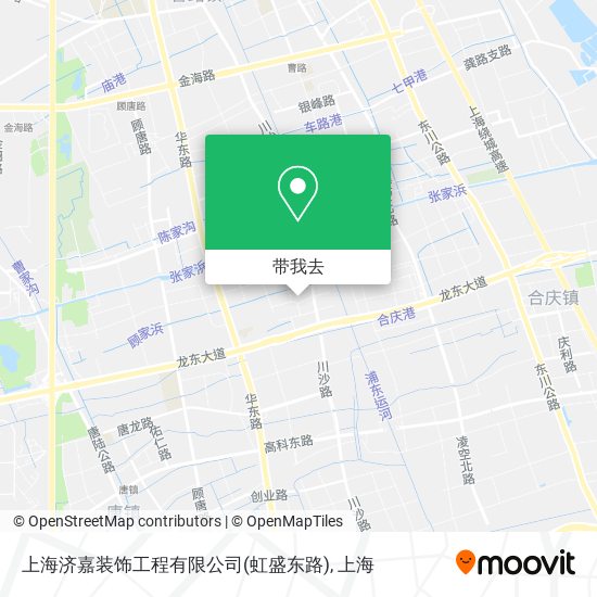 上海济嘉装饰工程有限公司(虹盛东路)地图