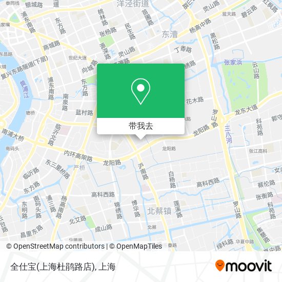 全仕宝(上海杜鹃路店)地图
