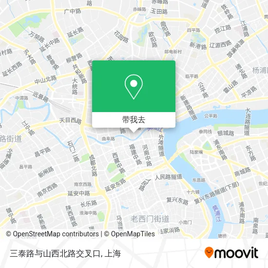 三泰路与山西北路交叉口地图