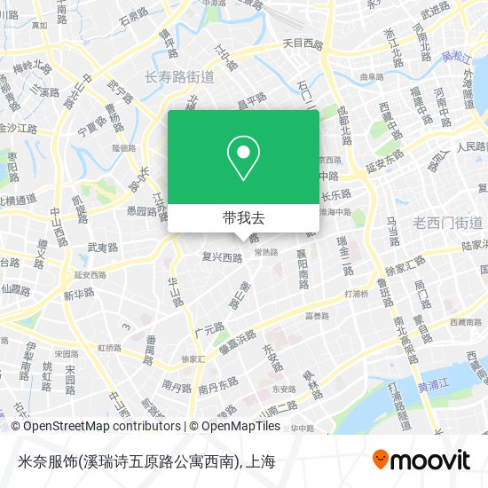 米奈服饰(溪瑞诗五原路公寓西南)地图