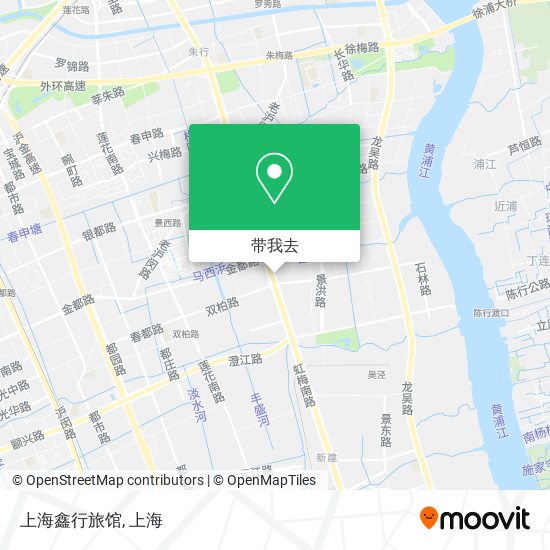 上海鑫行旅馆地图