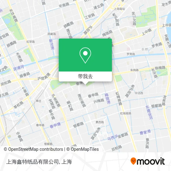 上海鑫特纸品有限公司地图