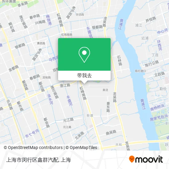 上海市闵行区鑫群汽配地图